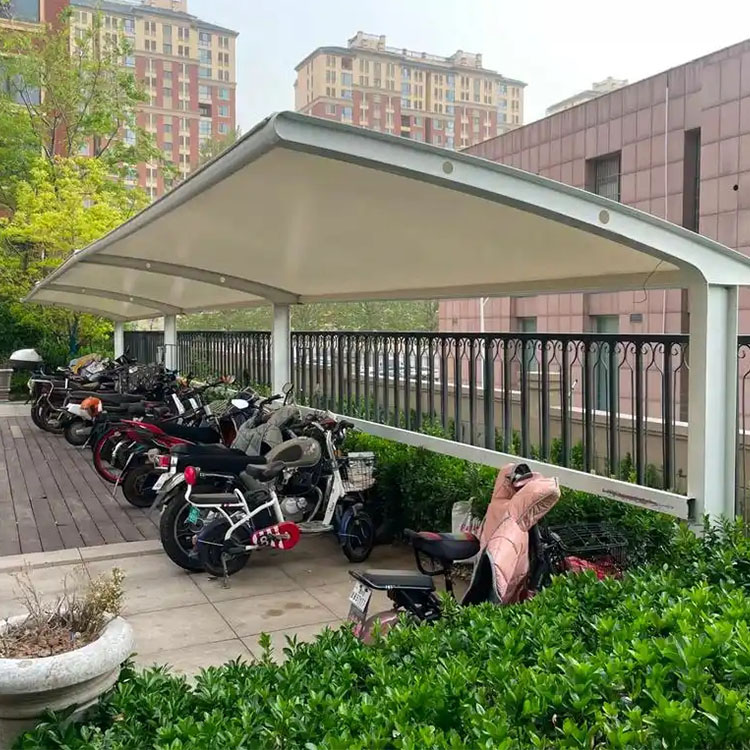 光明区膜结构电动车棚